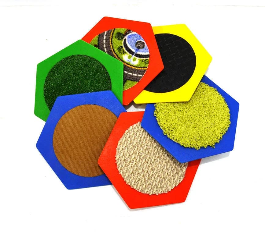 Комплект тактильных ковриков (6 шт)