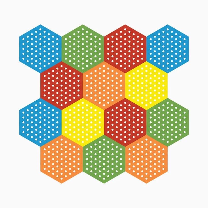 Настенная панель «Соты» (12 шт)