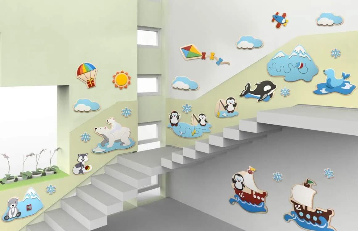 Комплект декораций для стен "Арктика"