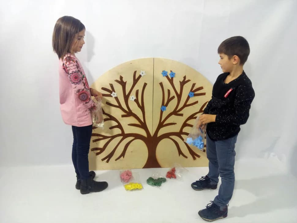 Тактильно-развивающая панель «Времена года»