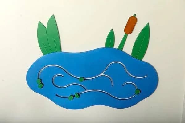 Декоративно-развивающая панель "Пруд"