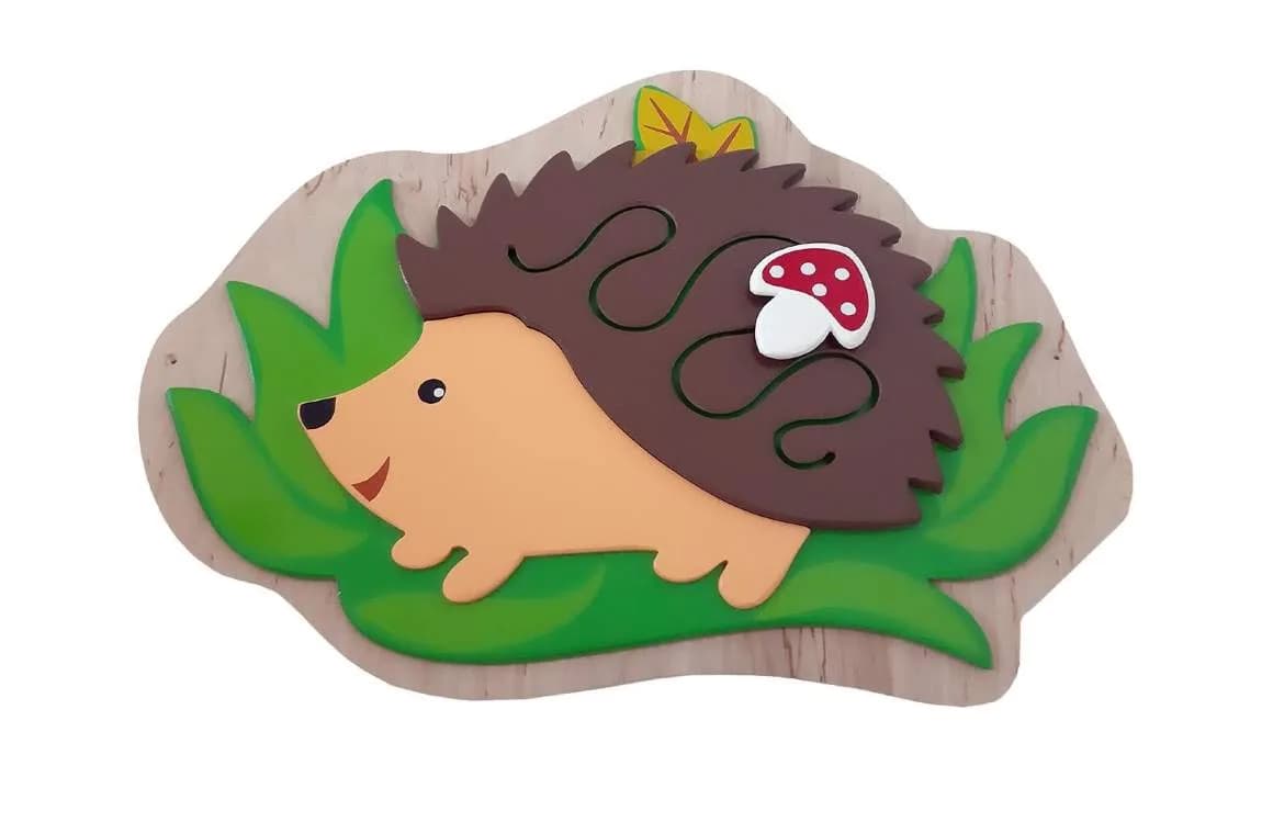 Декоративно-развивающая панель "Ёжик"