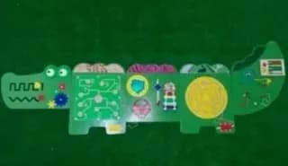 Развивающая панель "Крокодил"