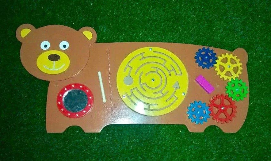 Развивающая панель "Медведь"