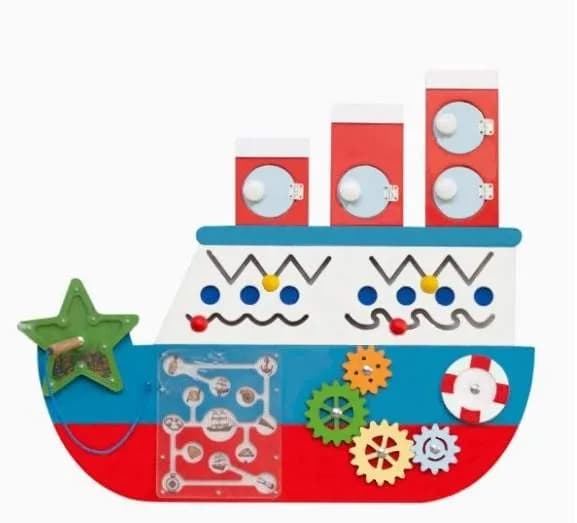 Бизиборд "Пароход"