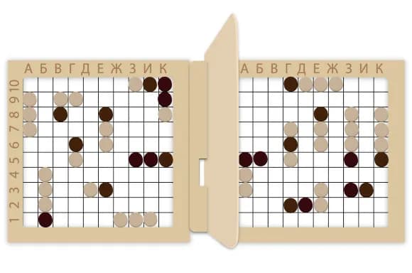 Настенная игра "Магнитный Морской бой"