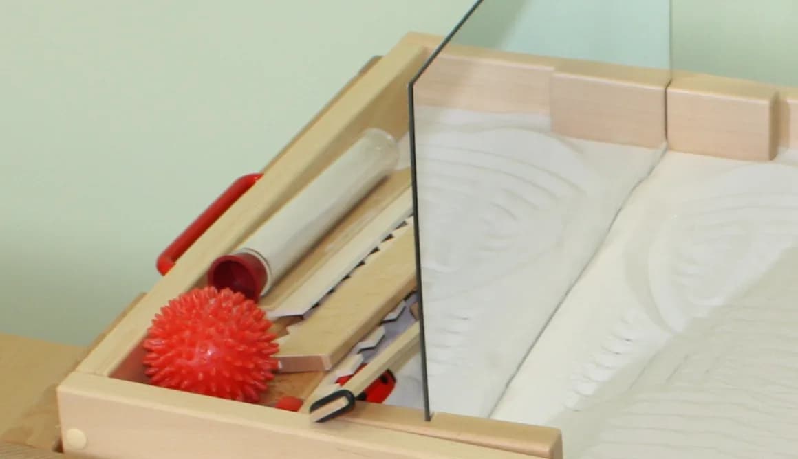 Рисуем на песке зеркало (аналог Dusyma)