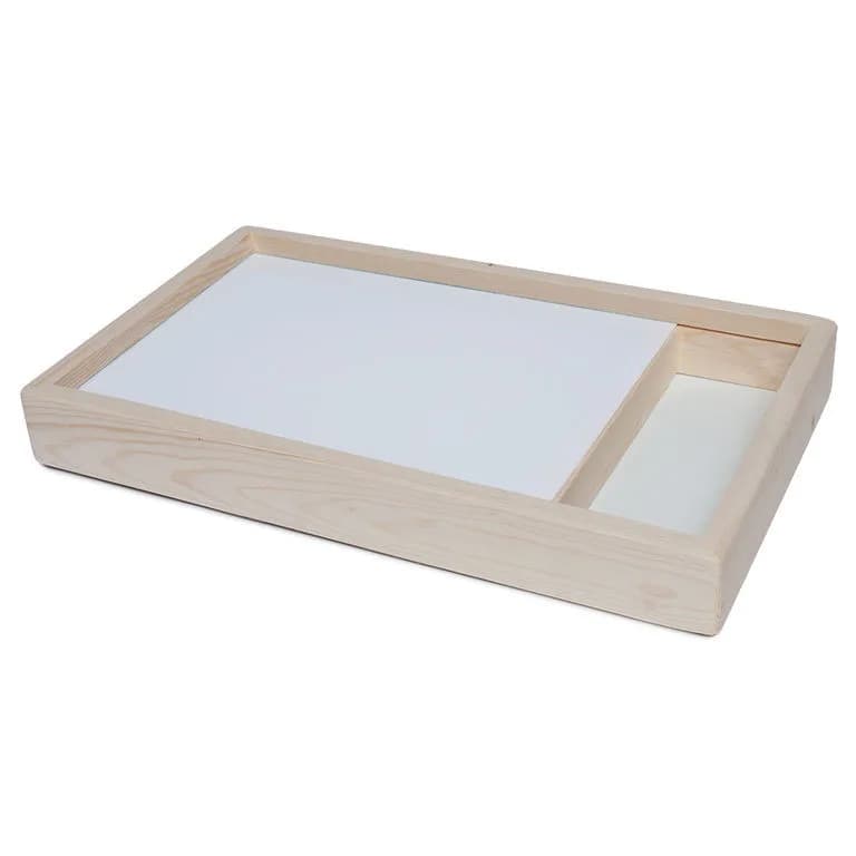 Световой планшет для рисования песком "Нолик" с отсеком