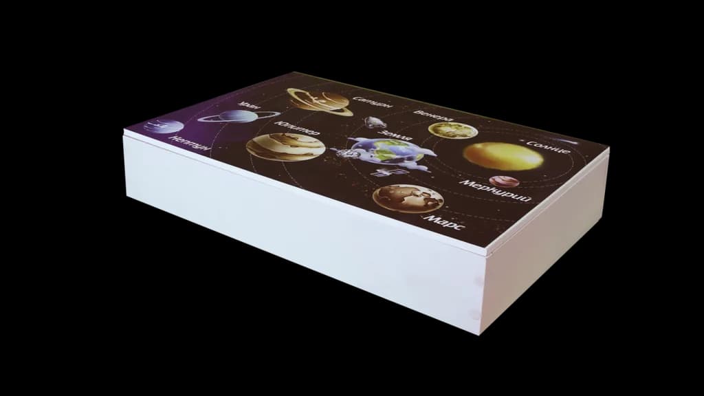 Крышка-игра для светового планшета "Планеты"