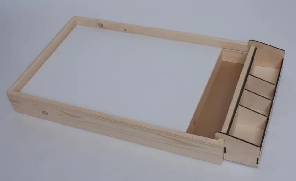 Дополнительный отсек для светового планшета (дерево)