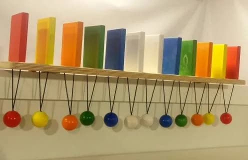 Тактильно-развивающая панель 
"Эффект домино 2"