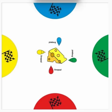 Игровой стол «Мышки» (магнитный)